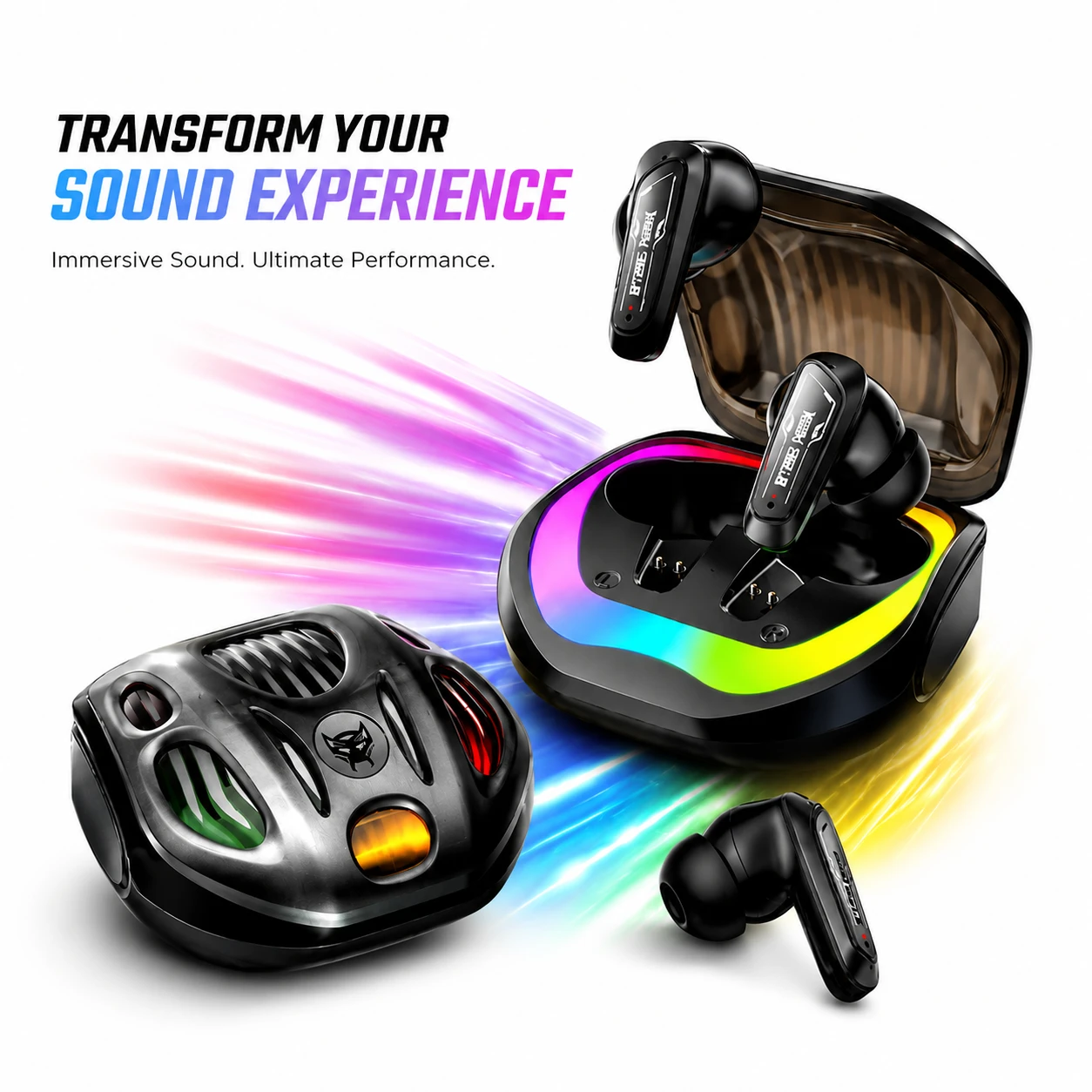 RECRSI RE-HG24 ANC & ENC Gaming Earbuds | Low Latency