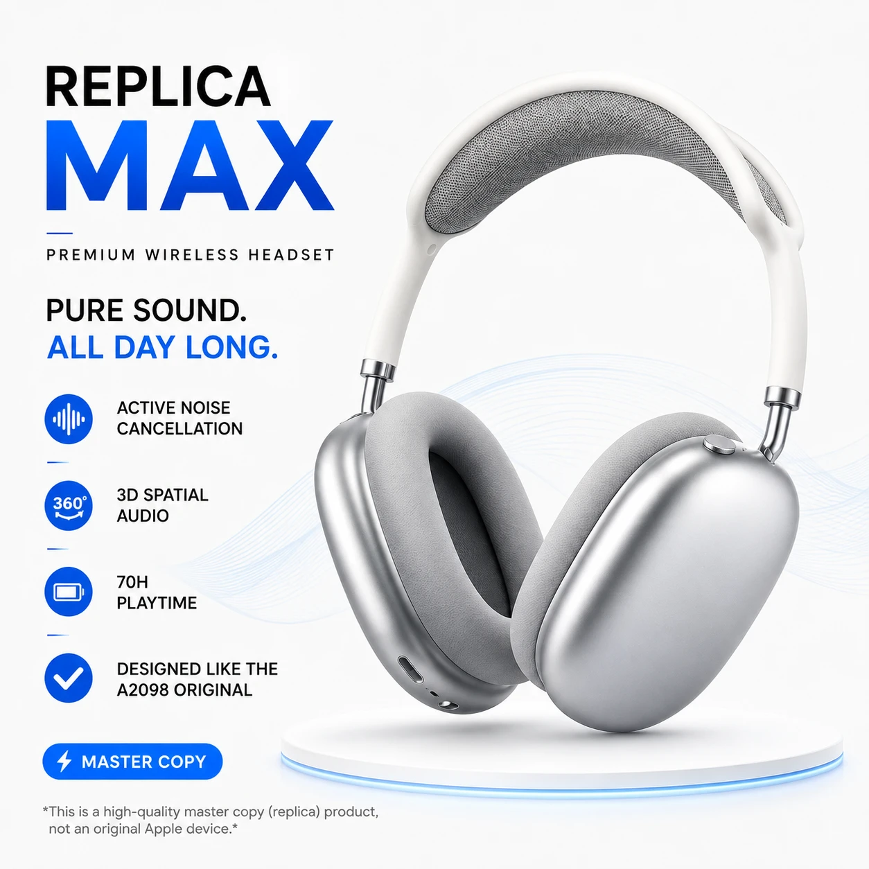 AirPods Max Master Copy (A2098) Wireless Headset