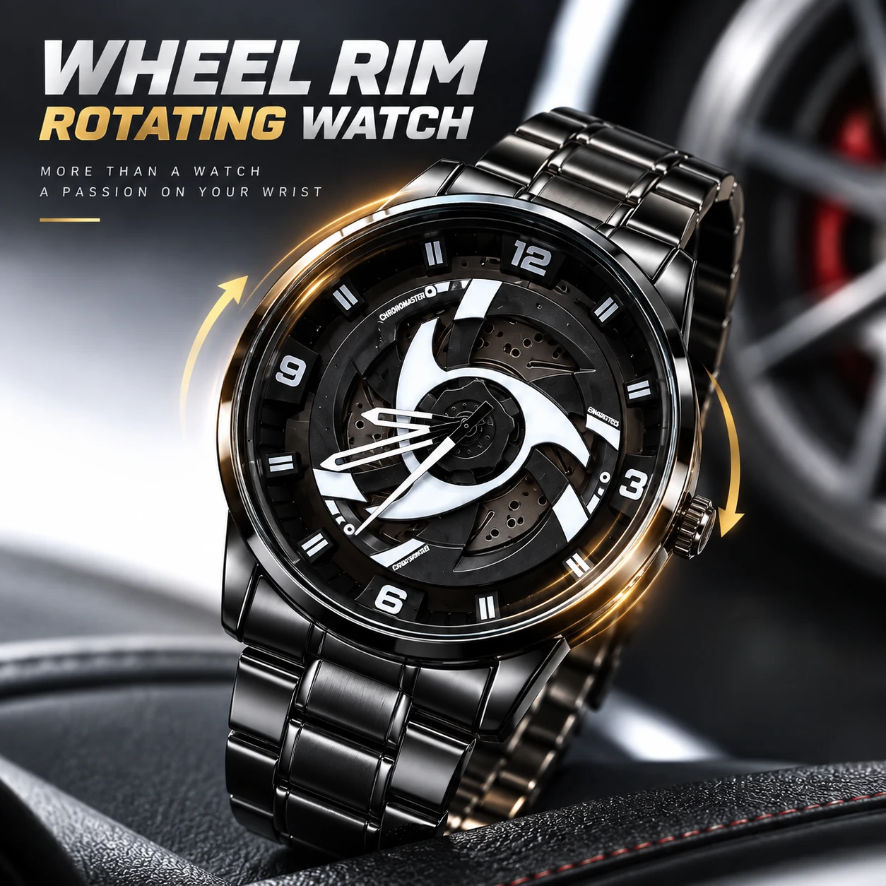 Itachi Uchiha Sharingan 3D Rotating Watch (Copy)