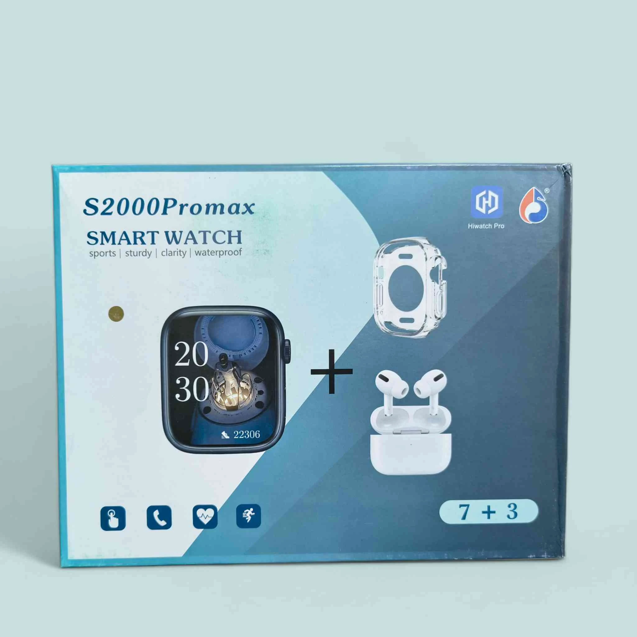 S2000 Promax Smart Watch 10 in 1 Combo
